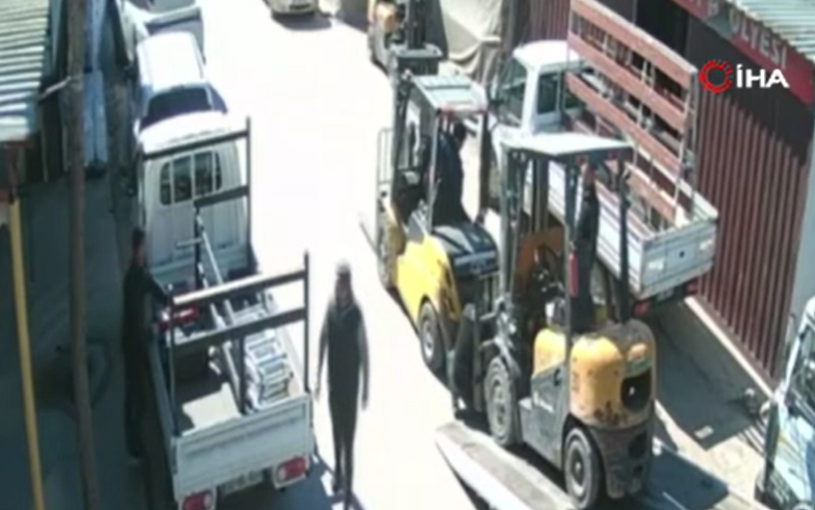 Sanayi sitesinde korkunç kaza! Feci şekilde can verdi