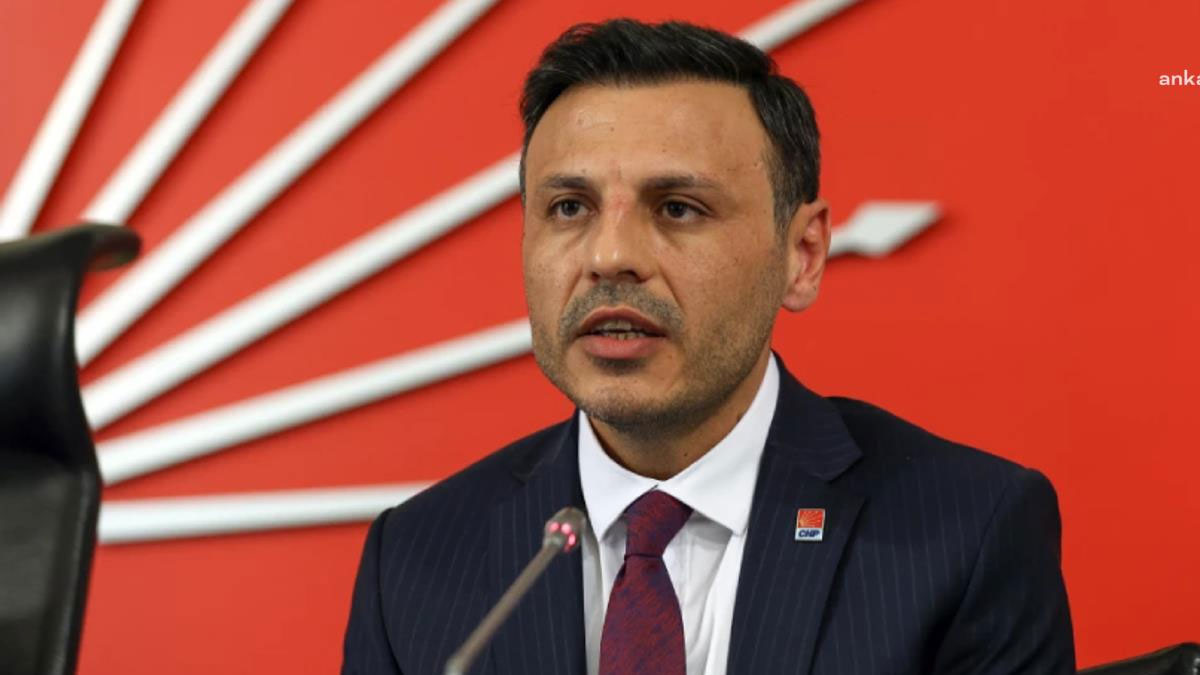 CHP İstanbul İl Başkanı Özgür Çelik ifade veriyor