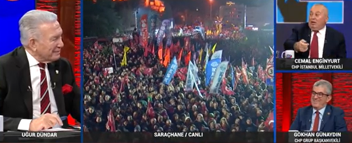 Cemal Enginyurt canlı yayında çıldırdı: Sizden korkan namert olsun!