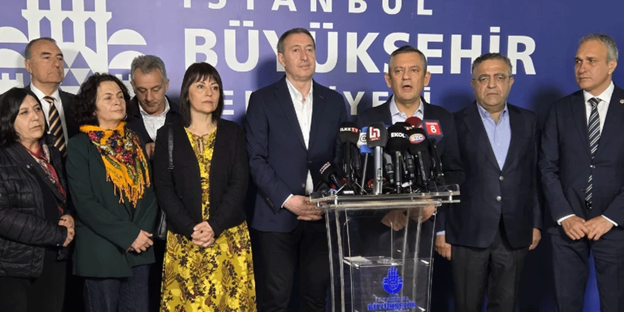 Özel ve Bakırhan'dan Saraçhane'de ortak açıklama: İktidarı uyarıyoruz, halkın sesine kulak verin