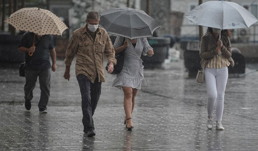 Meteoroloji'den 15 ile sarı ve turuncu kodlu uyarı: Kuvvetli gök gürültülü yağış geliyor