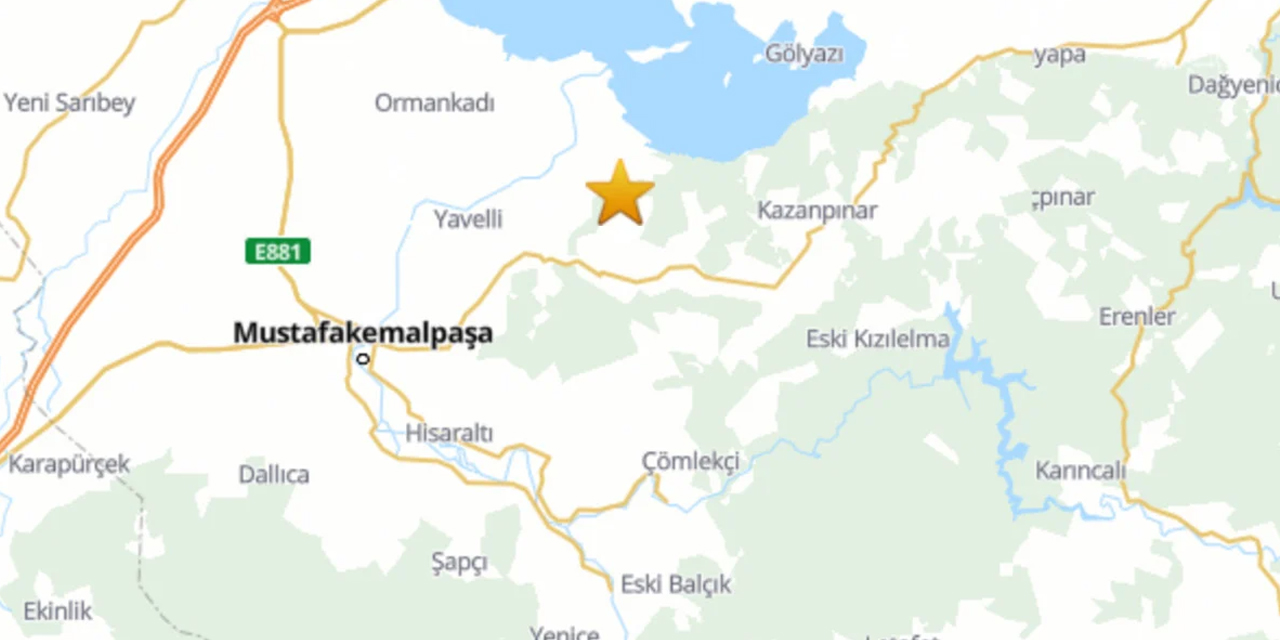 Bursa Mustafakemalpaşa’da korkutan deprem!