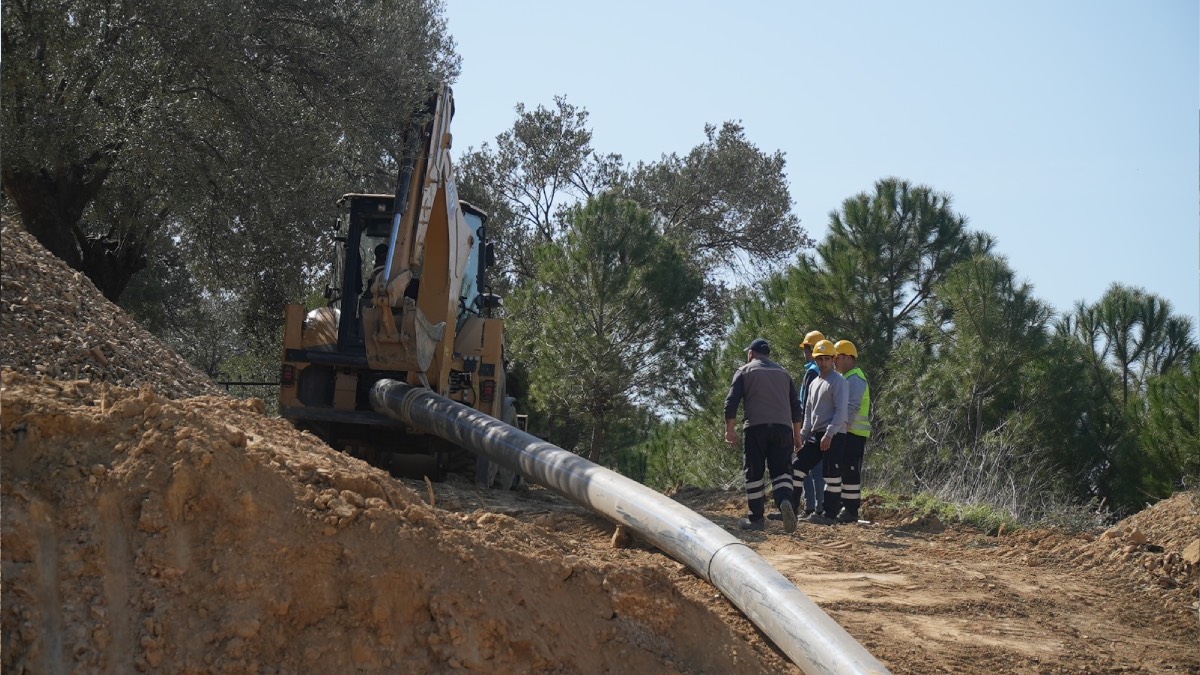 BASKİ’den Gömeç’e yeni içme suyu hattı