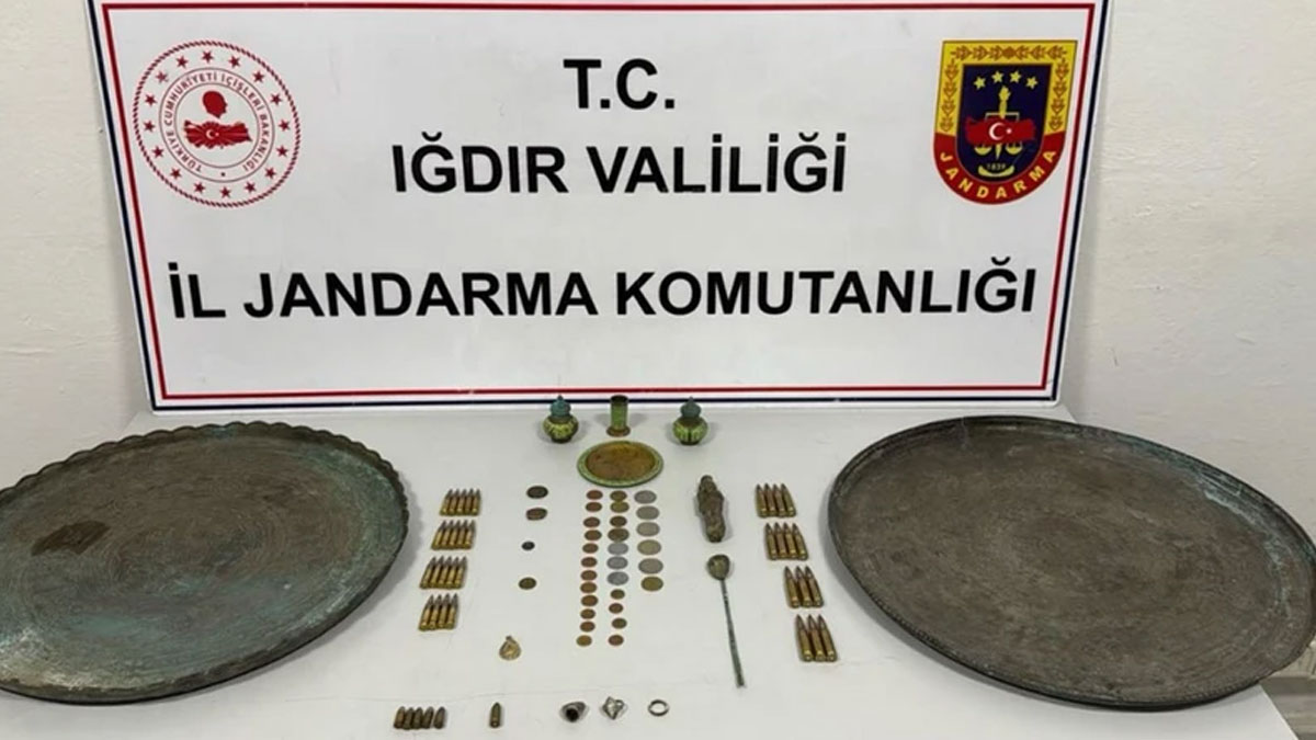 Iğdır’da tarihi eser kaçakçılığı operasyonu