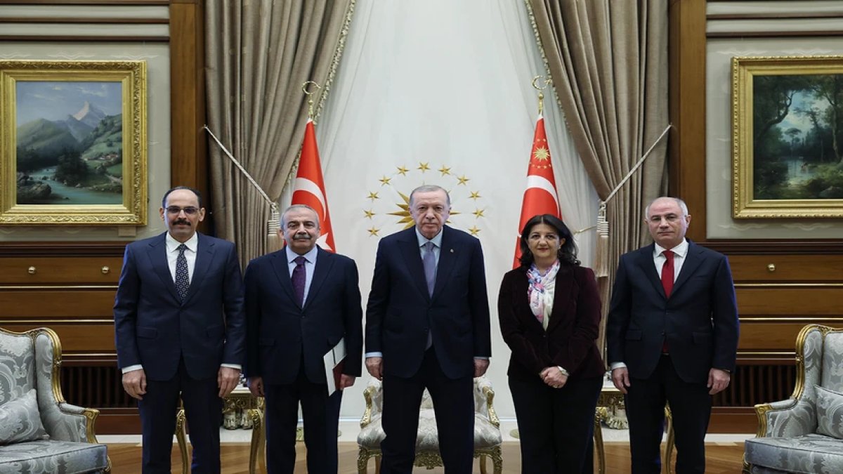 Cumhurbaşkanı - DEM Parti görüşmesi bitti