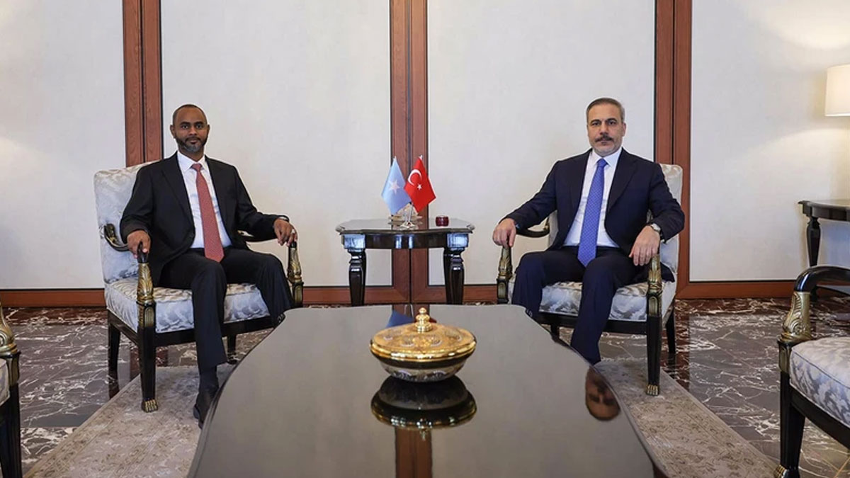 Bakan Fidan, Mohamed Nur ile görüştü