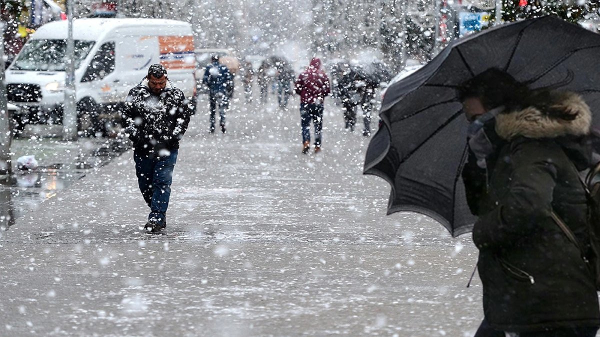 Soğuk hava esir aldı: Meteorolojiden kar, sağanak ve fırtına uyarısı