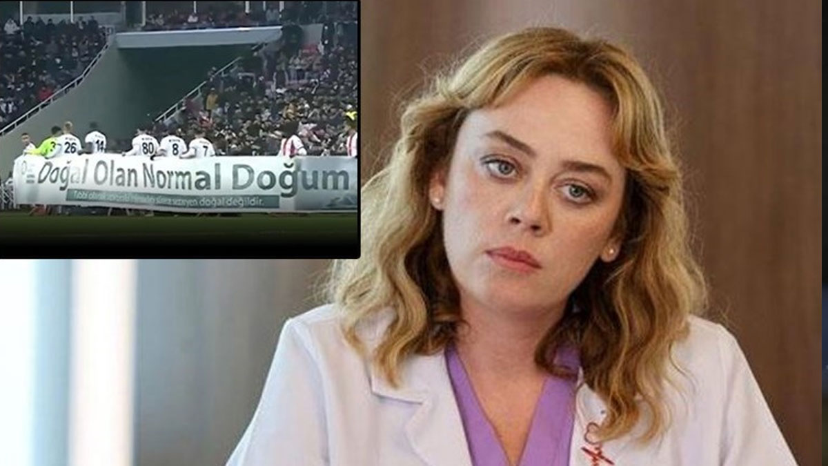 Demet Evgar'dan 'Normal Doğum' pankartına sert tepki