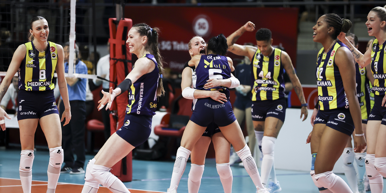 Fenerbahçe Medicana, Galatasaray'ı yenerek finale yükseldi