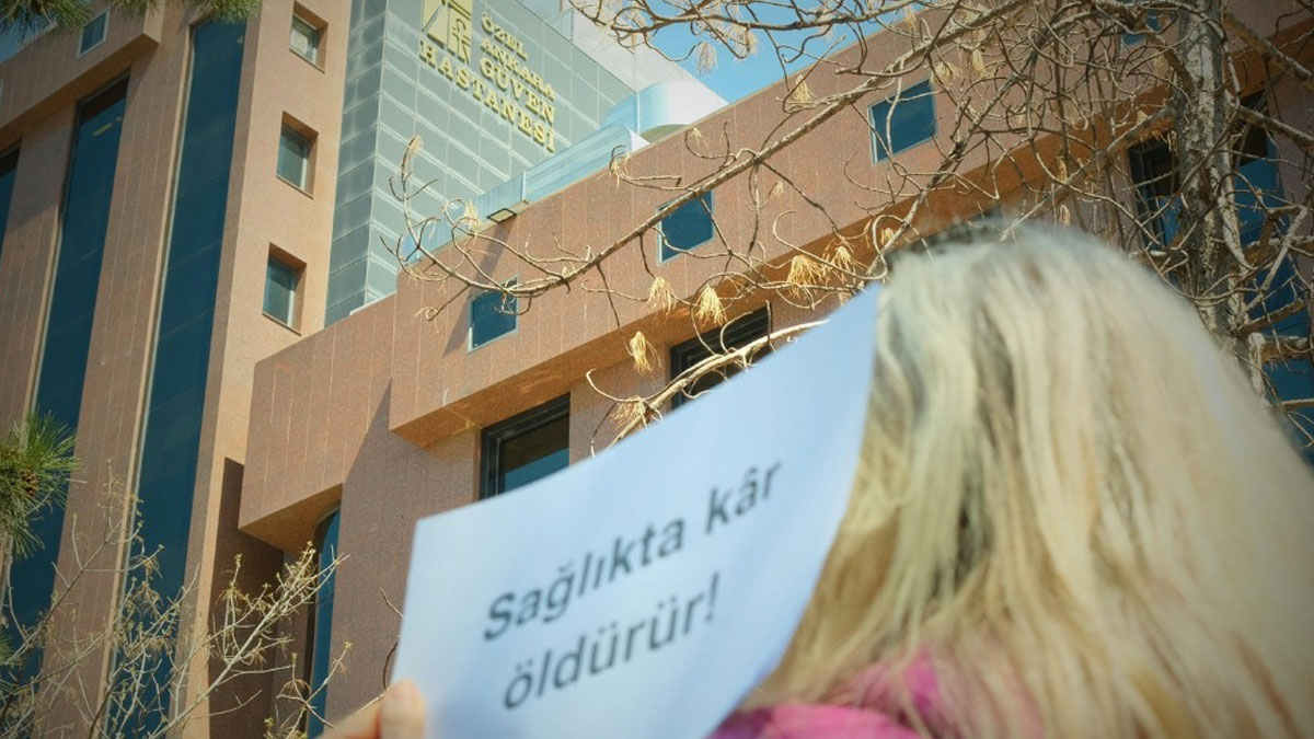 İSİG'den Ankara Güven Hastanesi'ndeki iş cinayetine ilişkin açıklama: Sağlıkta özelleştirme ölüm demektir