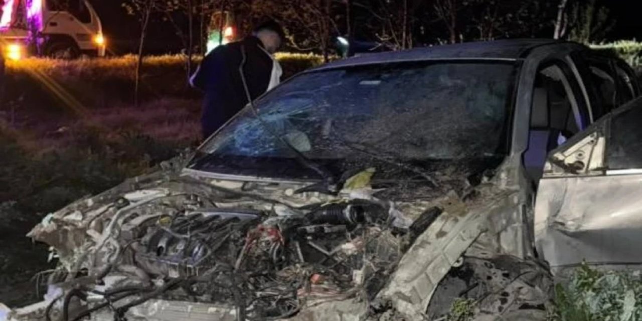 Otomobil tarlaya uçtu: 4 yaralı