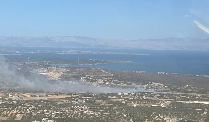 İzmir'de orman yangını