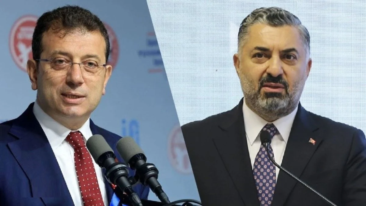 İmamoğlu'nun TRT çıkışına RTÜK Başkanı Ebubebir Şahin'den sert tepki