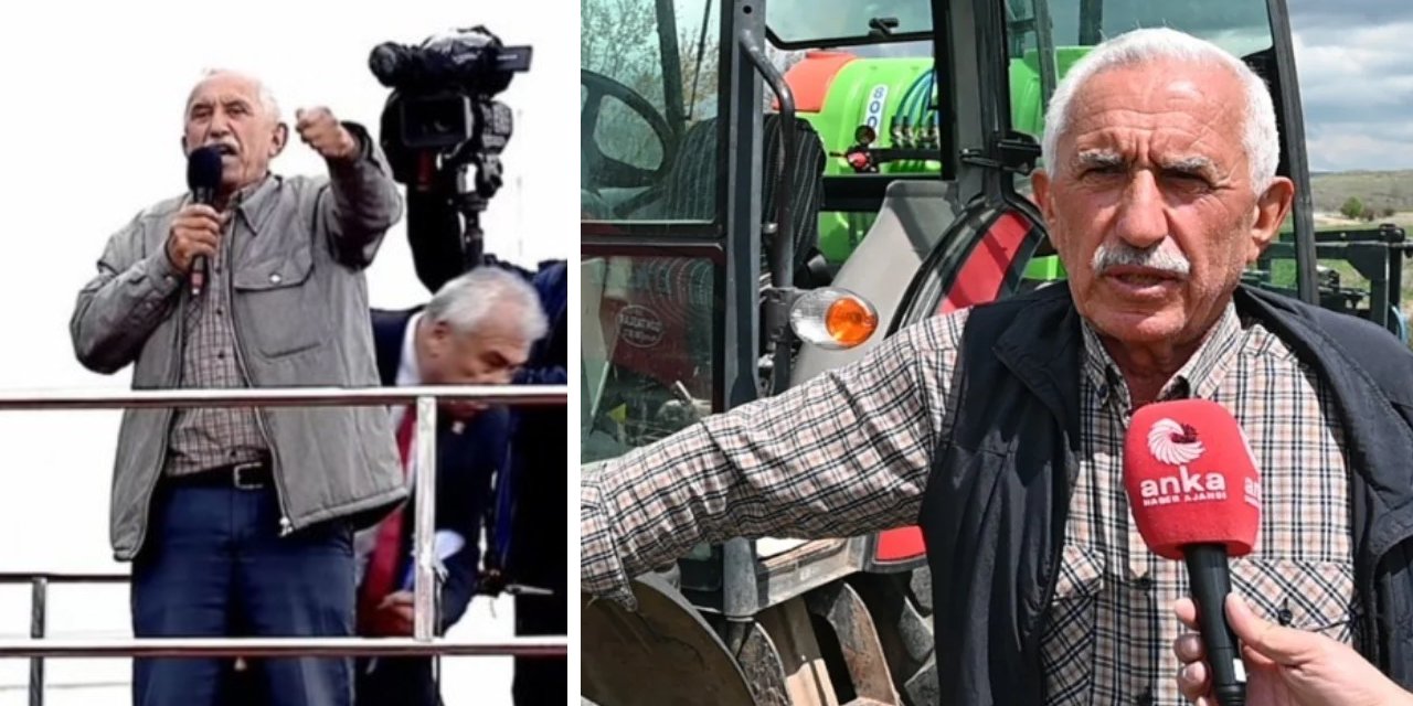 Türkiye'nin konuştuğu çiftçi "adıma söylentiler başladı" dedi: CHP mitingine damga vuran 'Turpunan şalgamınan' sözünü söylemişti