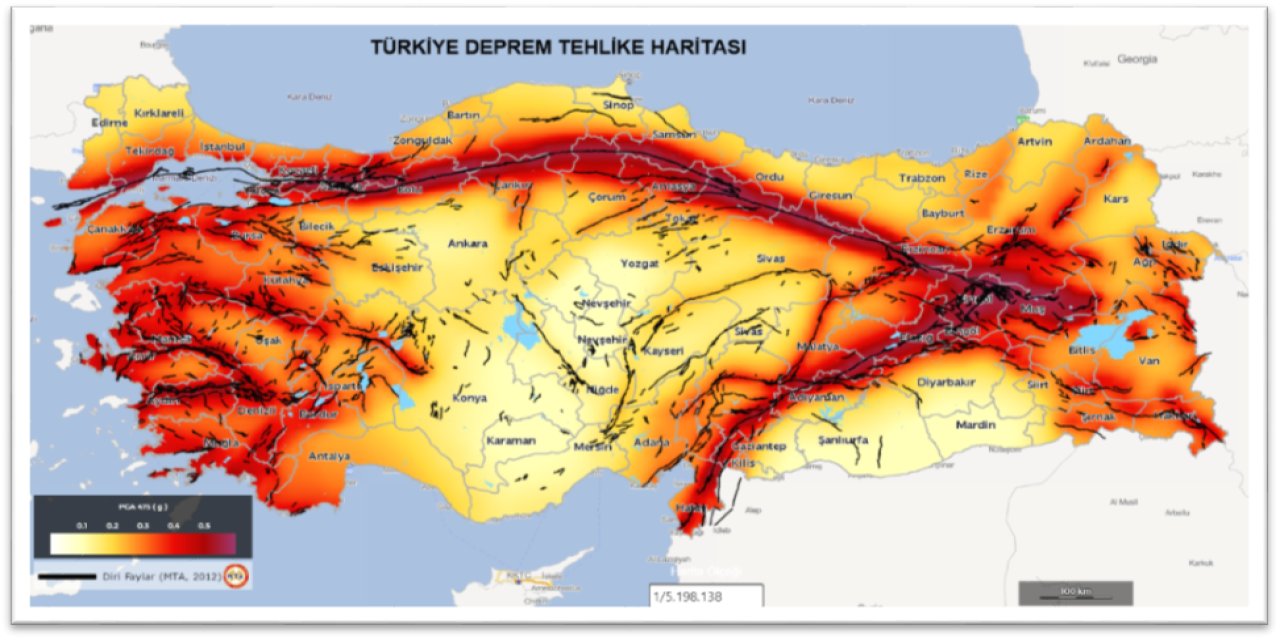 Türkiye'de deprem riski en az iller neresi? Hangi illerde deprem riski yüksek? AFAD Türkiye Deprem Haritası yeni!
