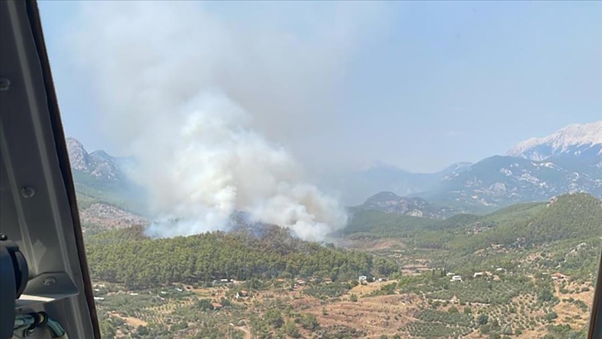 Antalya’da orman yangını