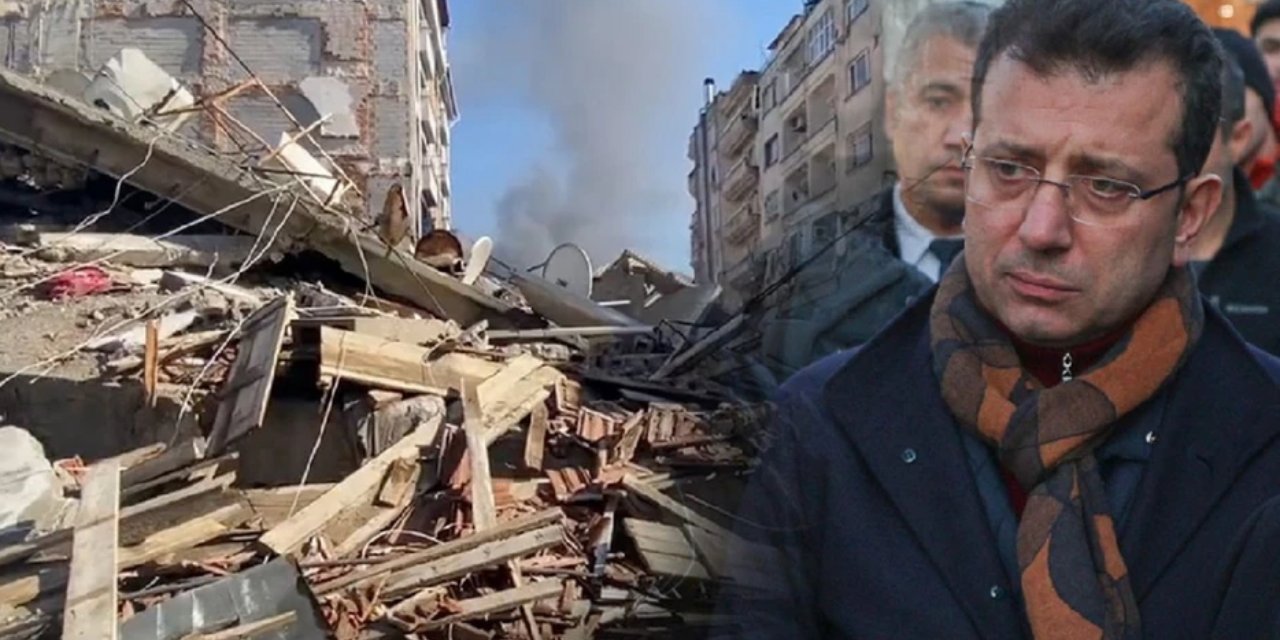 İmamoğlu'ndan deprem sonrası açıklama: 19 Mart'ın bedeli 1 milyon bina!
