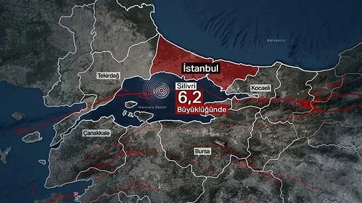 İstanbul'daki 6.2'lik depremin hissedilen şiddeti açıklandı