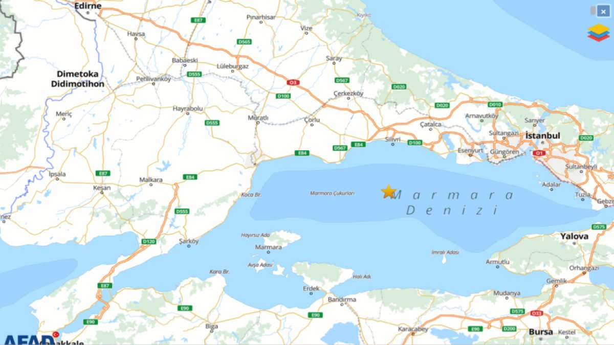 İstanbul’da sarsıntılar sürüyor: Marmara'da yeni deprem