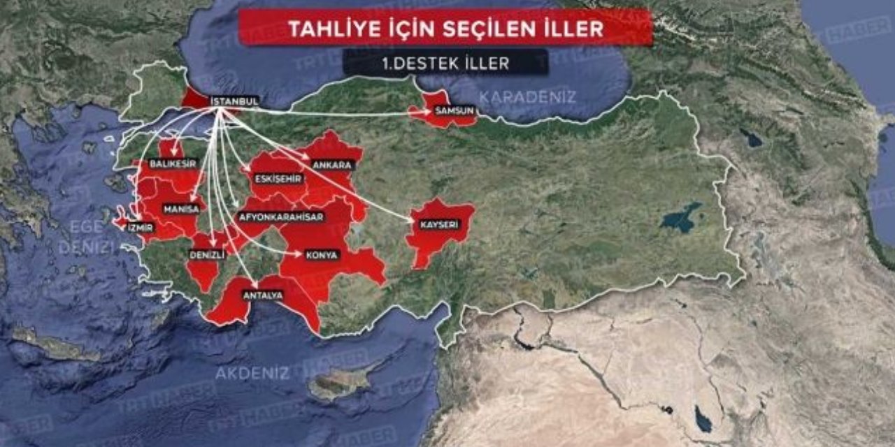Olası depremde İstanbul'da yaşayanların gönderileceği 11 il