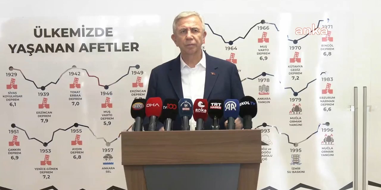 Mansur Yavaş'tan deprem çağrısı: Bu uygulamadan vazgeçin