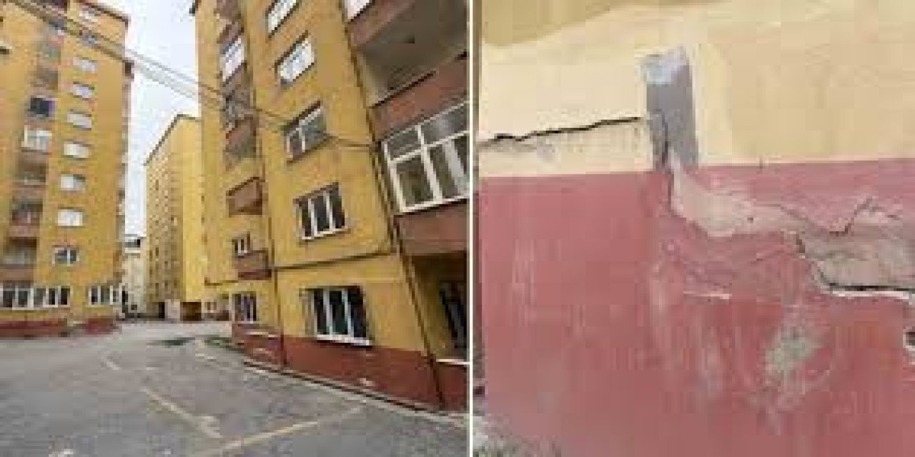 Deprem sonrası bir sitenin korkunç görüntüsü ortaya çıktı!