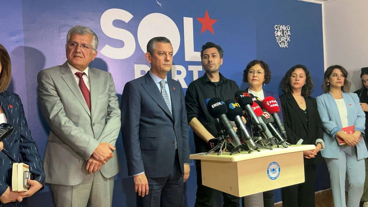 Özgür Özel'den SOL Parti'ye ziyaret
