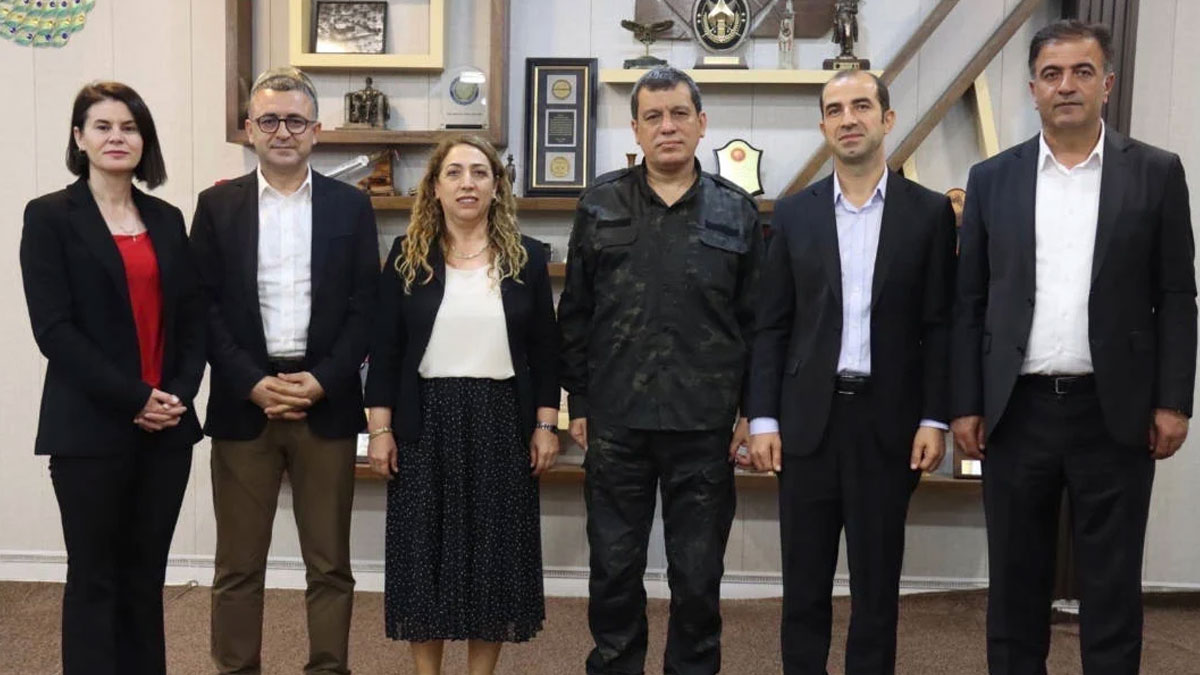 DEM Parti heyeti, Mazlum Abdi ile görüştü