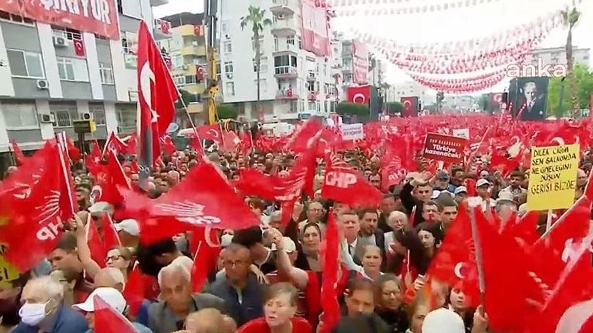 CHP Mersin'de tarihi bir miting gerçekleştirdi: Bu millet iradesini elinden almak isteyenleri affetmez