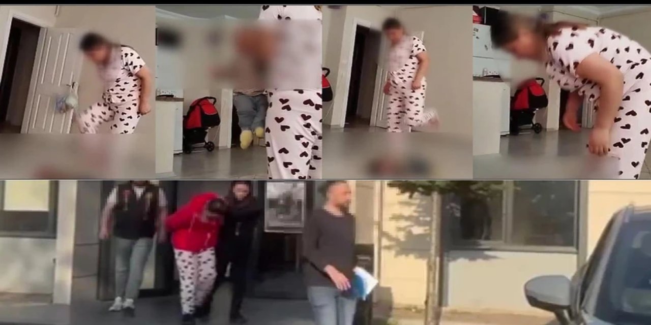 Bakıcı dehşeti! Tüyler ürperten şiddet görüntüsü