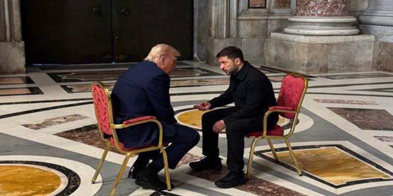 Papa'nın cenazesinde Trump ve Zelenskiy görüştü! İki lider ne konuştu?