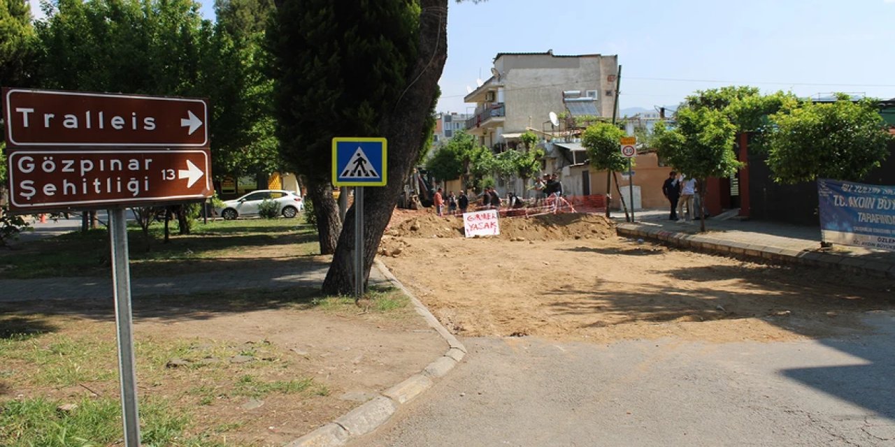 Yol çalışmasında bulundu! Görenler hayrete düştü