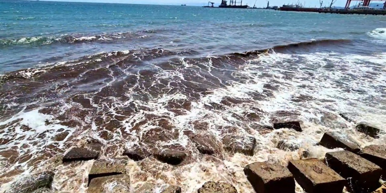 Deprem sonrası Tekirdağ Sahili'nde şaşırtan manzara! Halk tedirgin oldu
