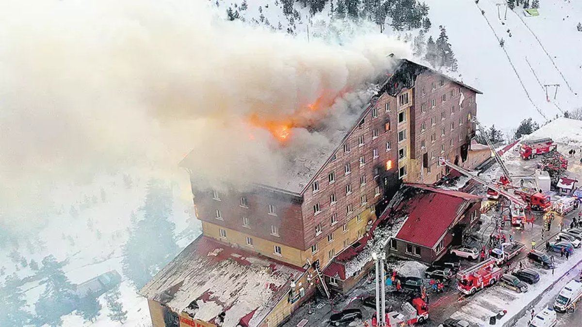 Kartalkaya’daki otel yangınına ilişkin şok detay: İlk görüntüler ortaya çıktı