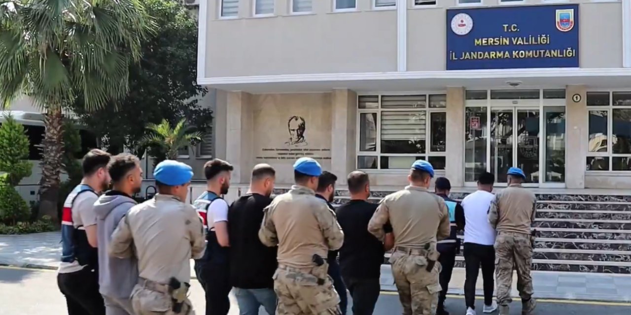 Mersin'de dev operasyon! 112 gözaltı