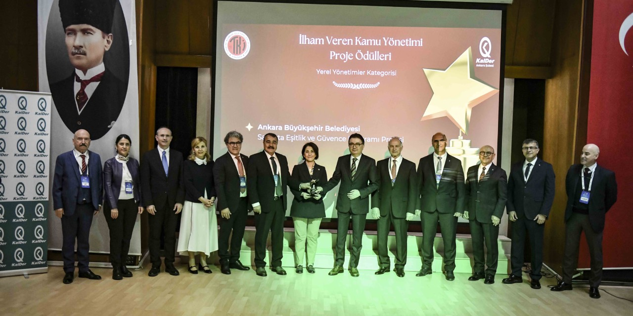 Türkiye Kalite Derneği’nden Ankara Büyükşehir Belediyesi’ne ödül