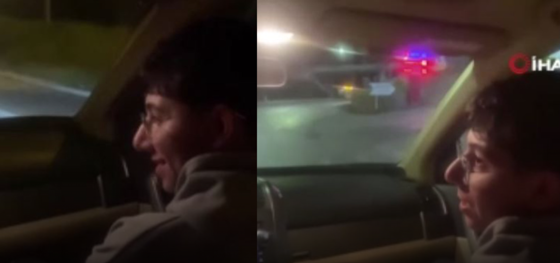 Otostop çektikleri sürücü rektör çıktı! Öğrenciler anlayınca şoke oldu