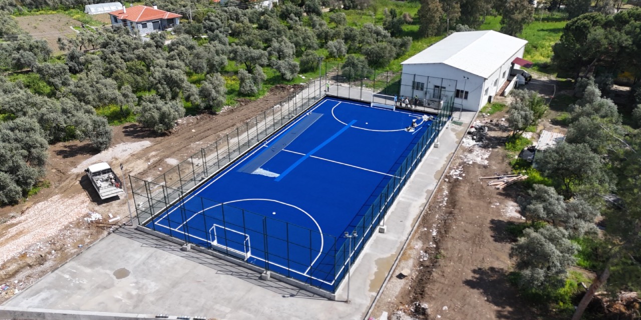 Muğla, Yatağan Bozüyük Çim Hokeyi Sahası Tamamlandı