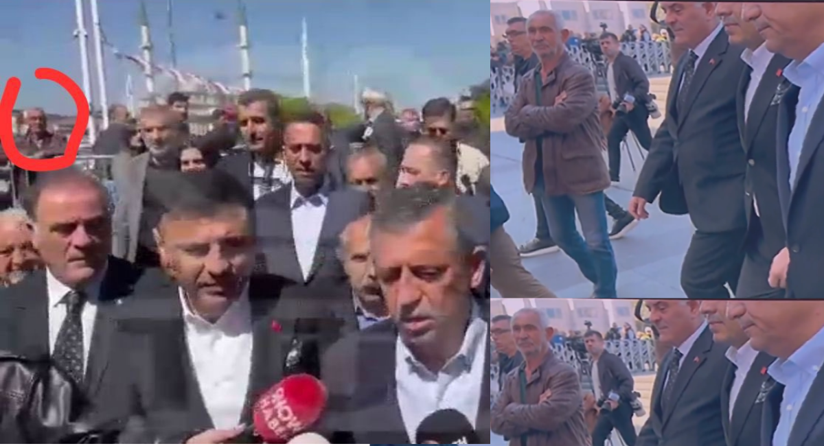 Özgür Özel'e saldıran Selçuk Tengioğlu 2 saat beklemiş! İşte Özel'i takip ettiği görüntüler