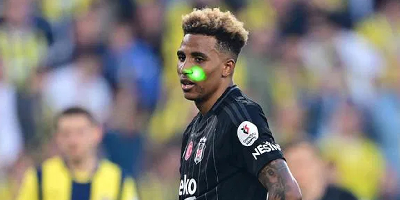 Derbide futbolcuya lazer tutan taraftara spordan men cezası