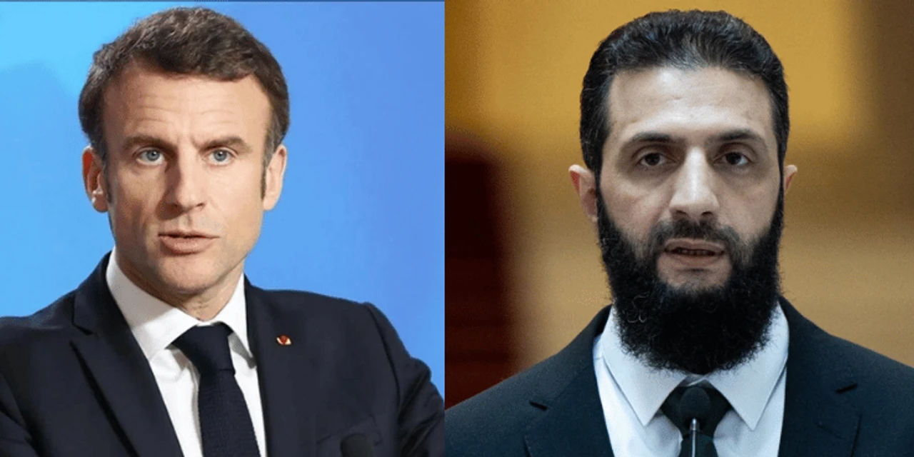 Suriye Devlet Başkanı eş-Şara, yarın Paris'te Macron ile görüşecek