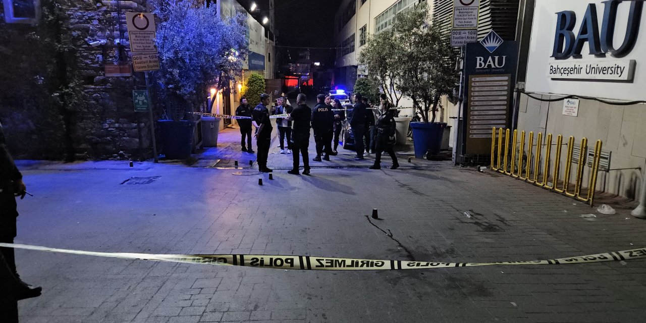 Beşiktaş’ta silahlı saldırı: 1 kişi yaralandı