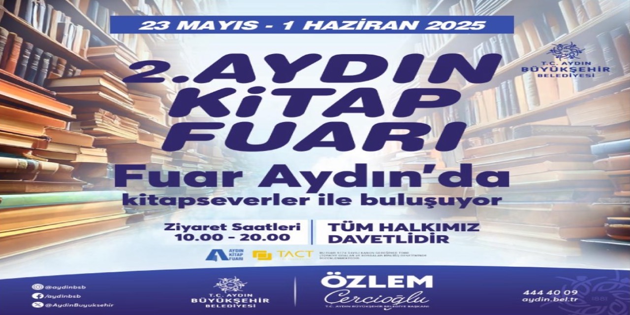 2. Aydın Kitap Fuarı, Fuar Aydın’da Başlıyor