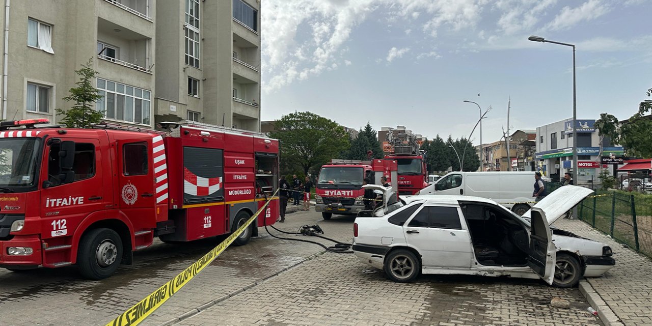 Uşak'ta bir garip olay! Evli çiftin tartışması bakın nasıl bitti