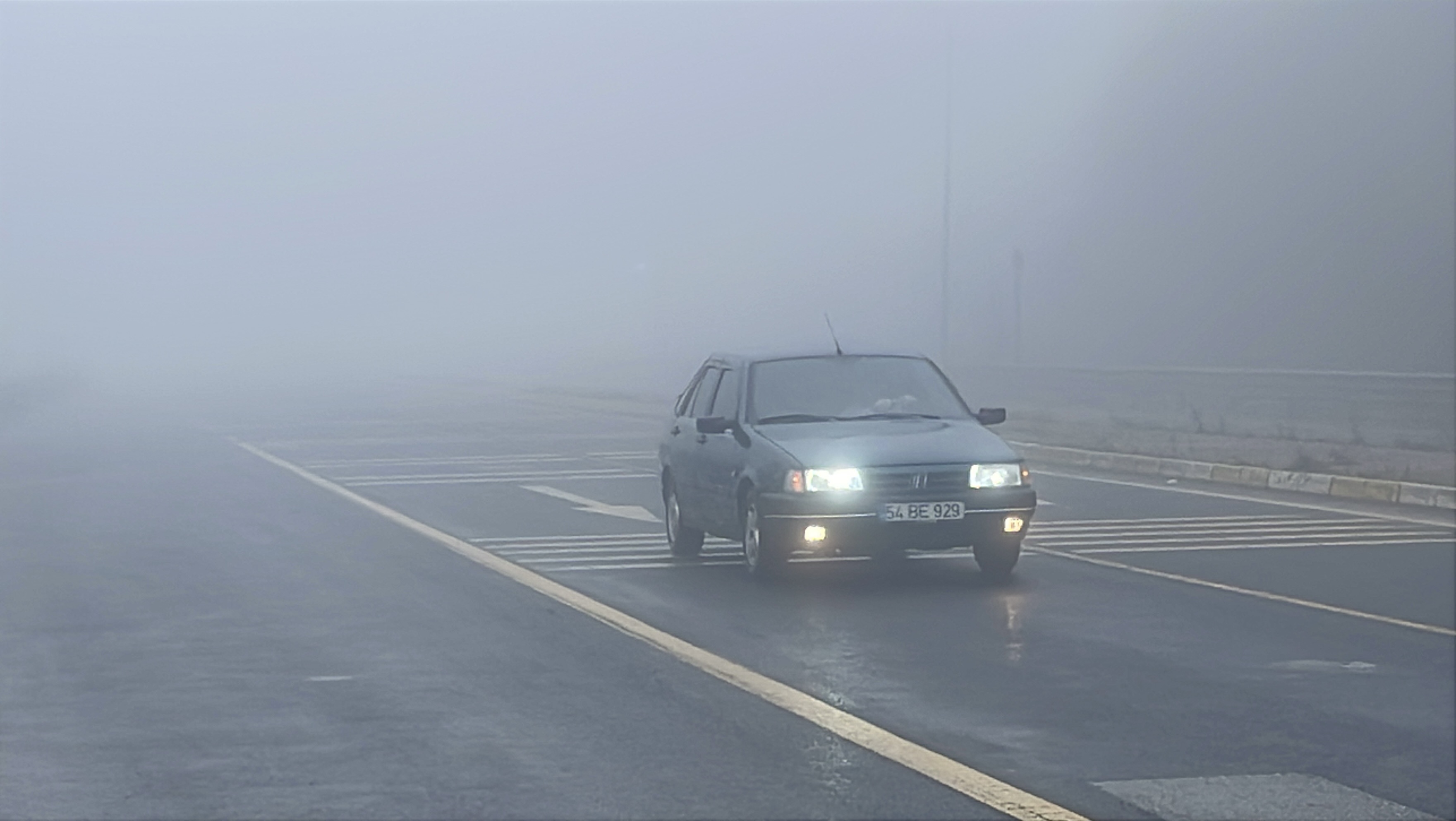 Bolu Dağı'nda sis! Görüş mesafesi düştü