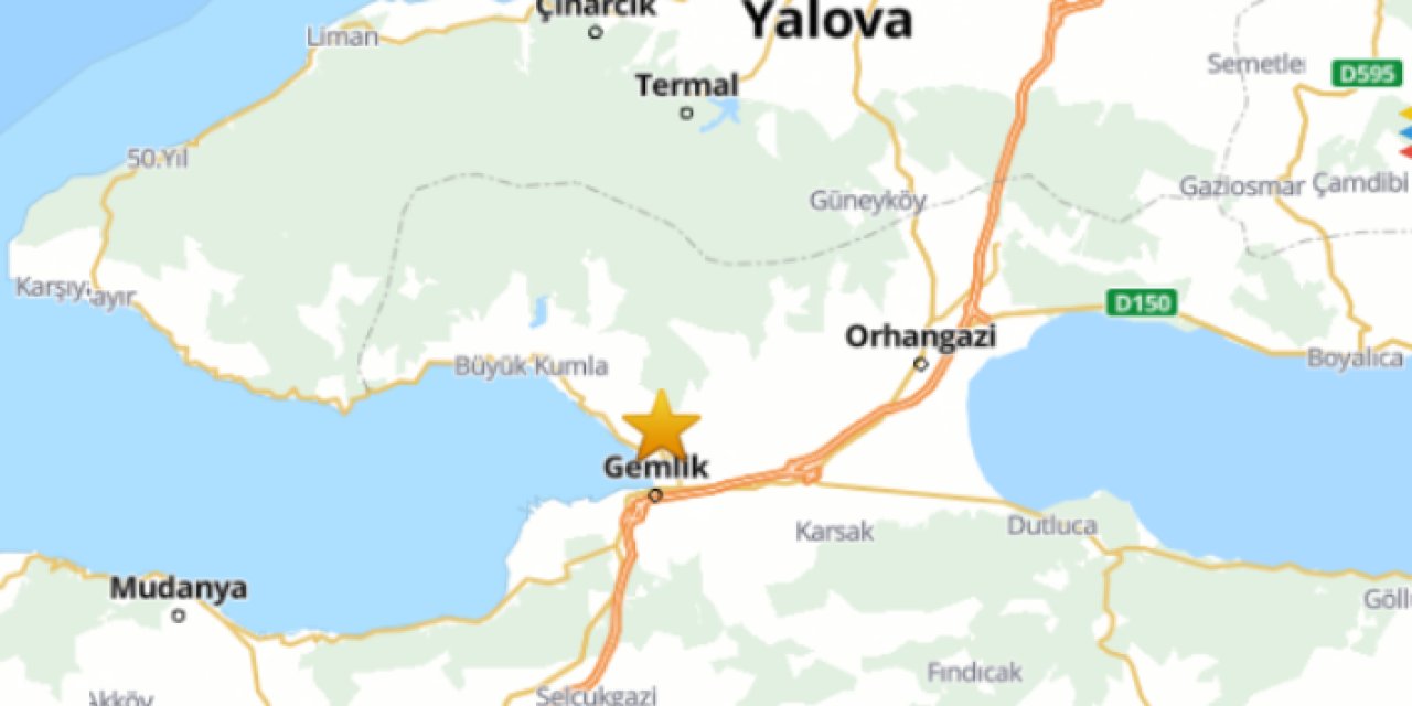 Bursa'da deprem