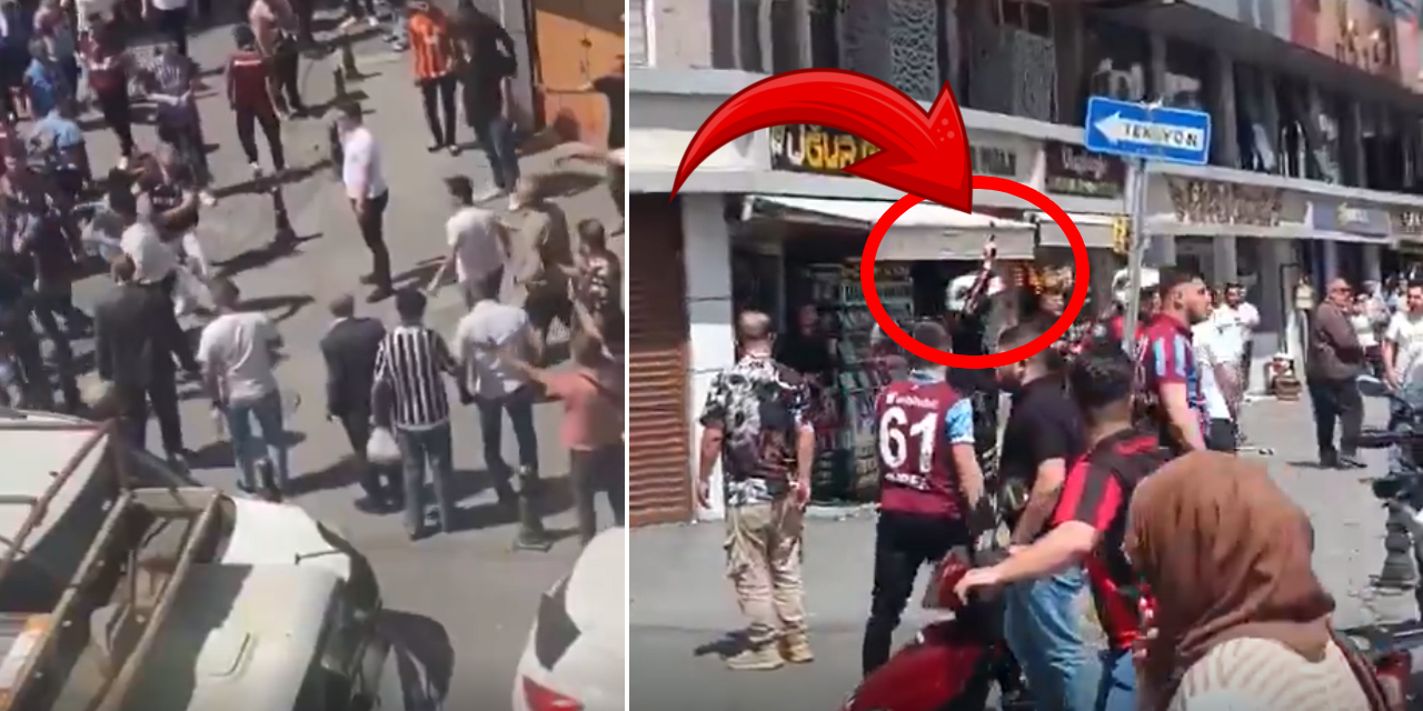 Galatasaray Trabzonspor kavgasında silah sesleri