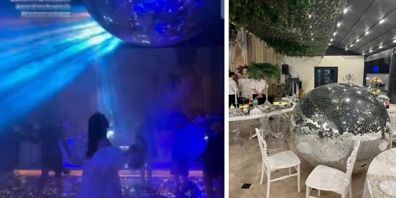 Kına gecesinde facia! Disko topu gelinin üzerine düştü