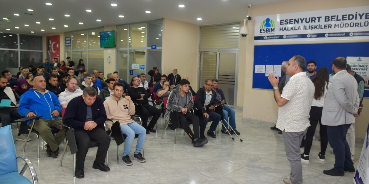 Esenyurt Belediyesi'nden engelli bireylere iş imkanı