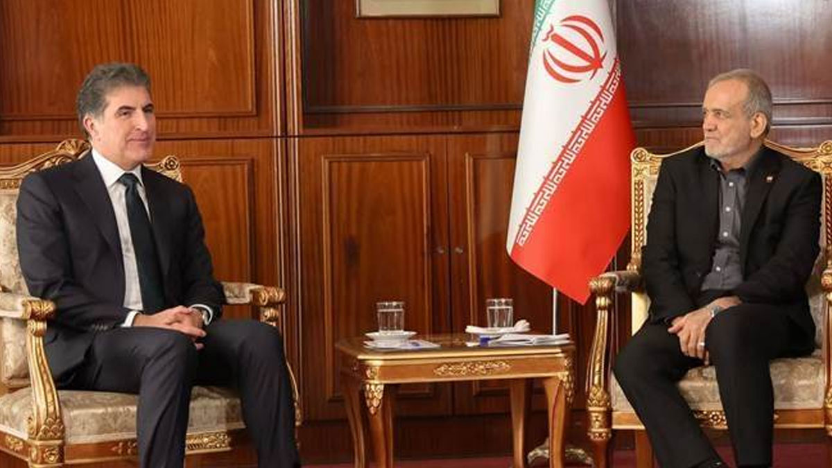 Barzani ve Pezeşkiyan, ikili iş birliğini derinleştirme vurgusu yaptı